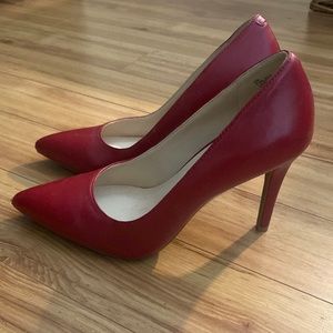 Nine West red pumps